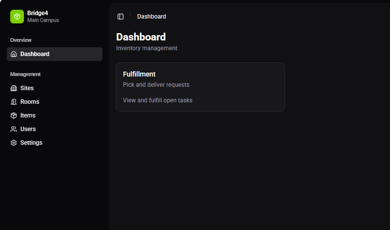 Manager workflow - configuring room assignments